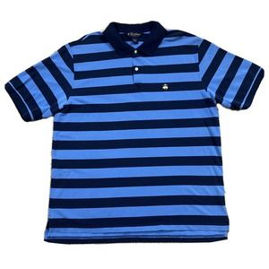 Brooks Brothers Performance Polo Knit Size XL Blue